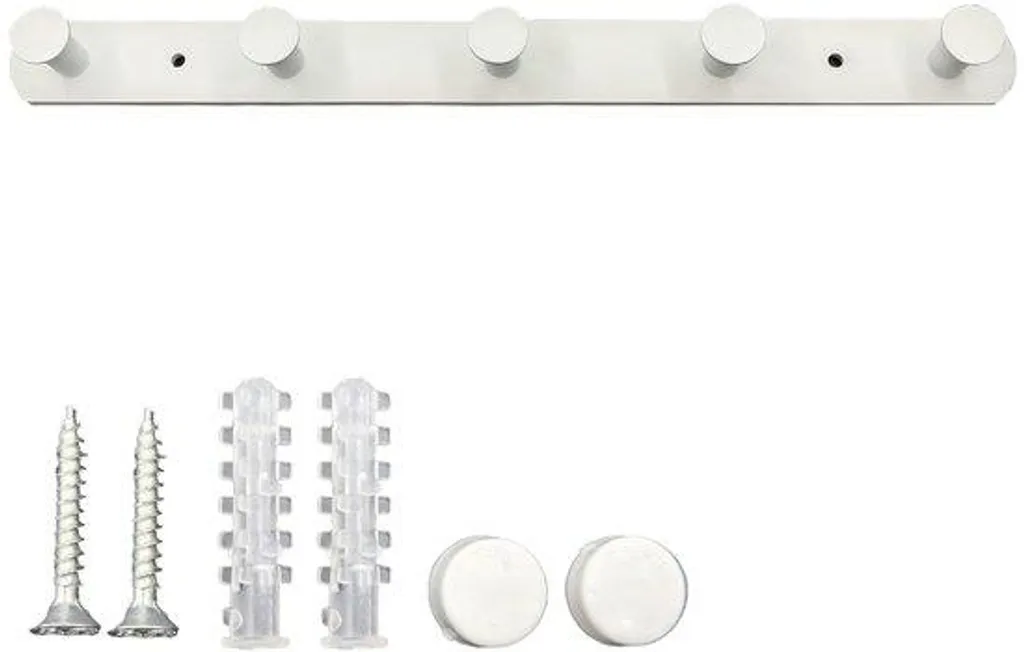 Fixation murale robuste blanche : stoppez la chute de vos serviettes