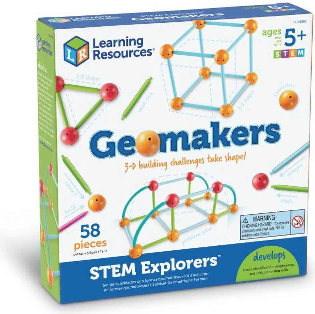 Comprendre la géométrie spatiale avec le kit Formes 3D Explorers éducatif - 7