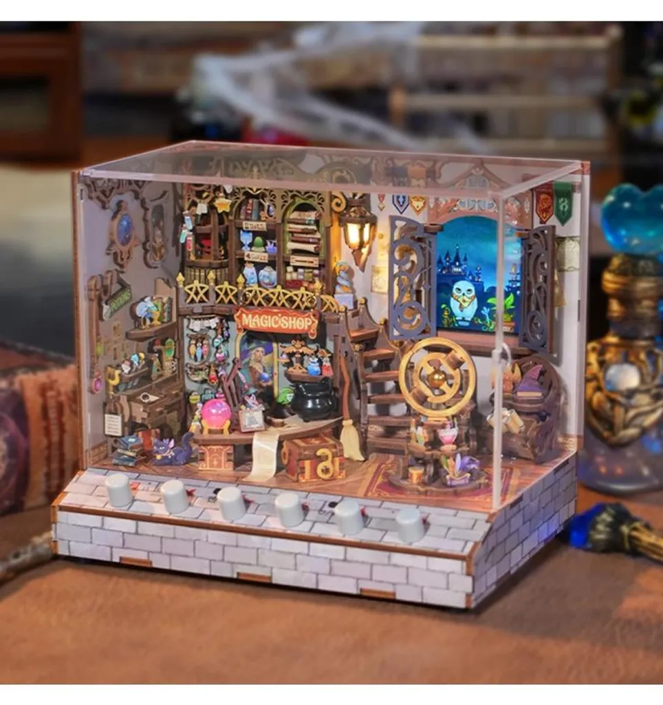 Puzzle 3D Magic Shop Tonecheer - Activité créative et déco zen à assembler