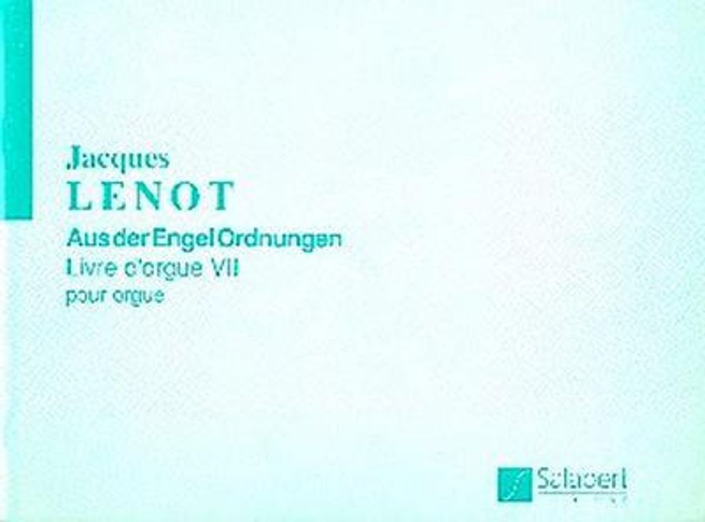 Aus Der Engel Ordnungenfür Orgel