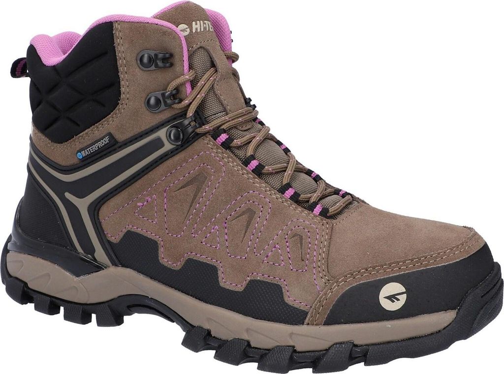 Hi-Tec - Herren Wanderstiefel "V-Lite Explorer", Wildleder FS10797 (47 EU) (Kastanie/Orange)