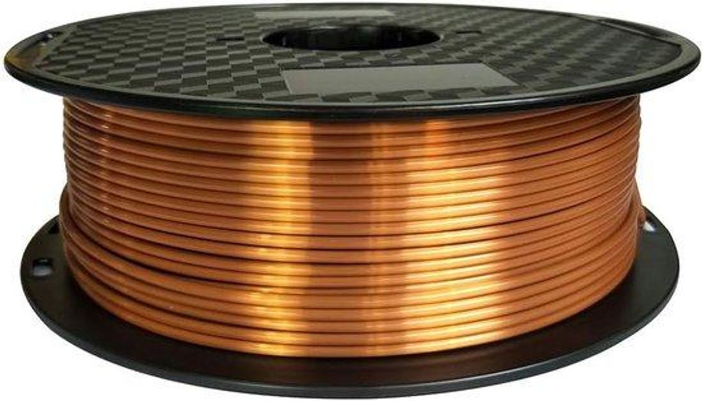 Kupferfarbenes 3D-Druckfilament, 2,85 mm, 1 kg, Metall, hochwertig, rote Kupferfarbe