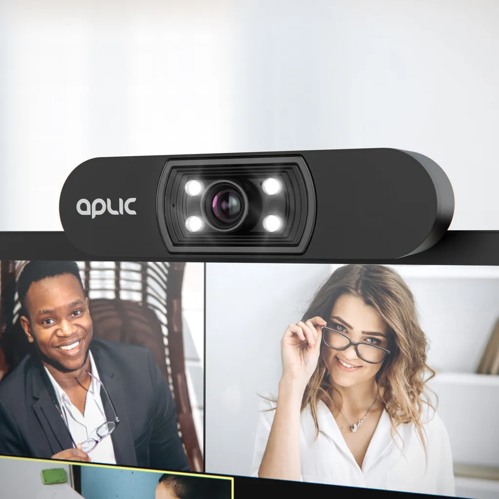 Caméra de visioconférence Aplic Full HD avec éclairage de scène LED - 6
