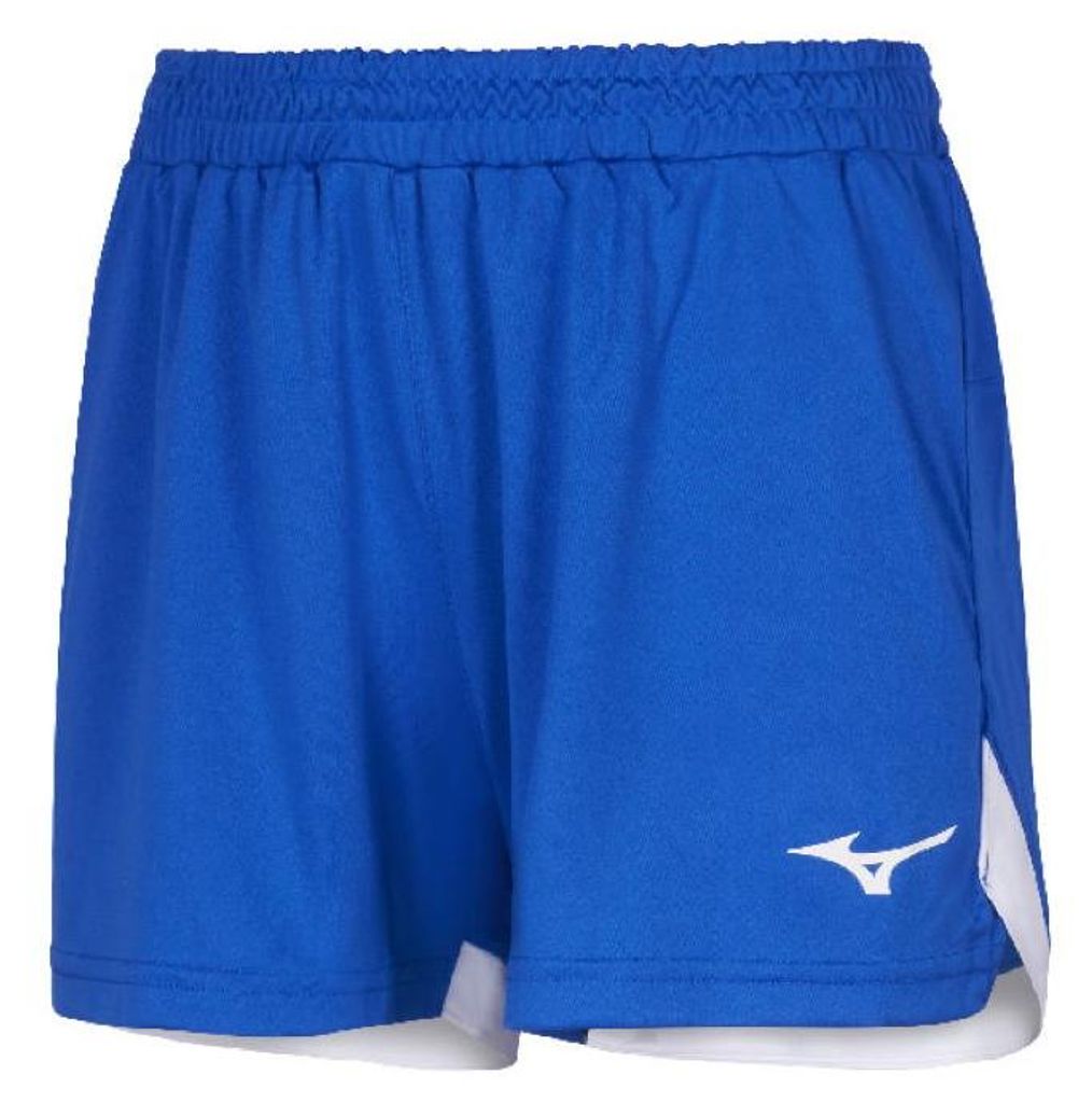 Mizuno Damen TEAM PRE HANDBALL SHORT WOS - X2FB0C02, Farbe:Blau, Textil:3XL