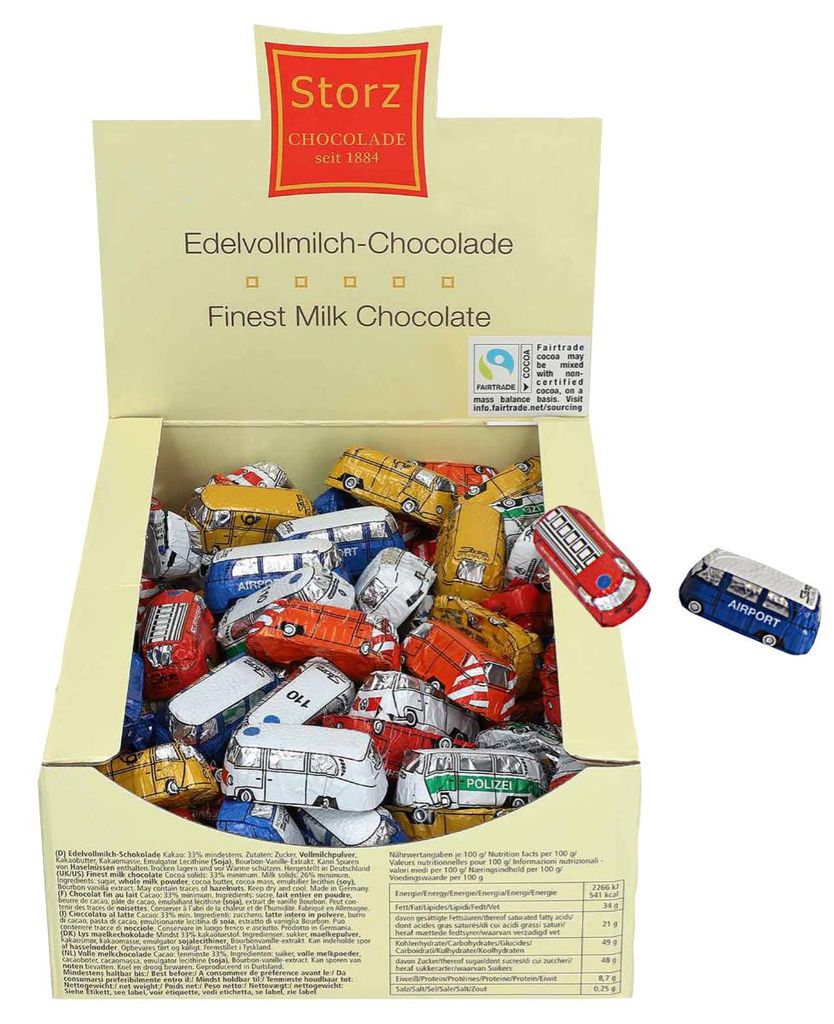 120er SET Choco-Bus, lose 12,5 g / Schokolade / Schoko Bus Produktbild 