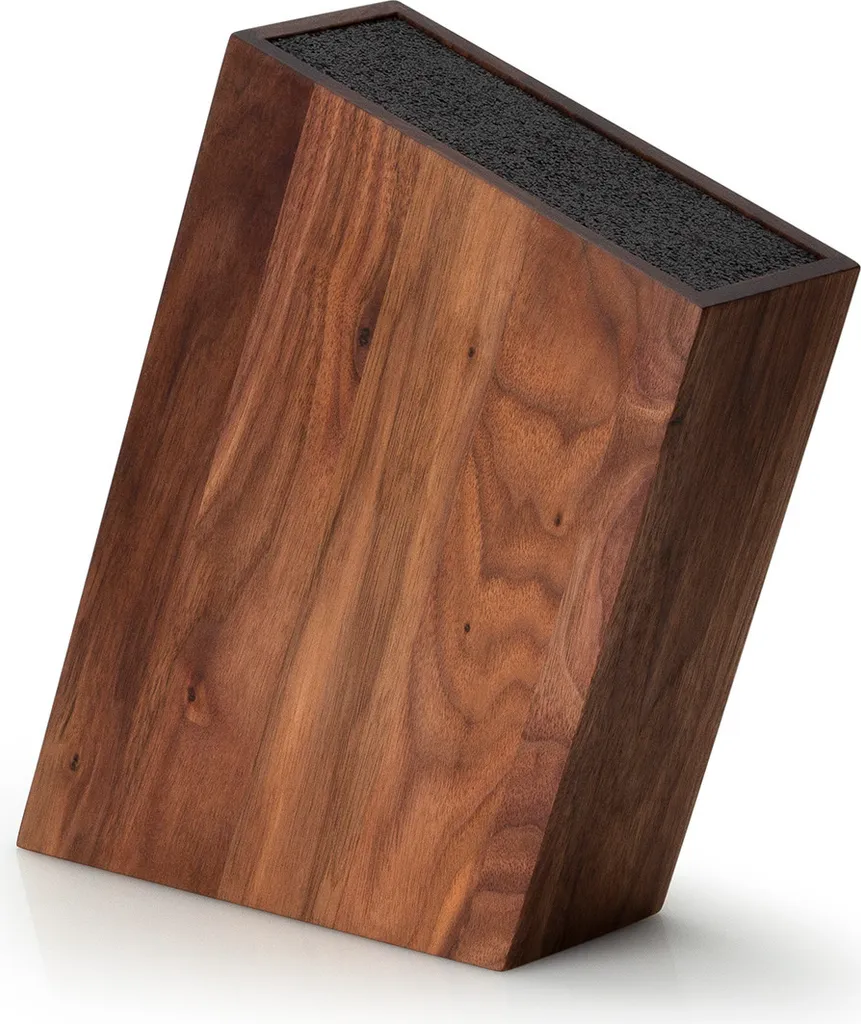 Ceppo Coltelli Continenta 4250 Noce Oliato 28,5x8x20cm - Serie Pro