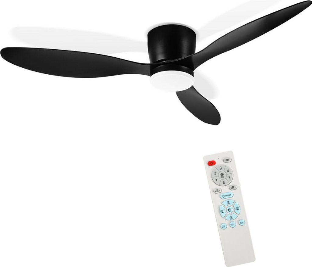 Jayseuw LED Deckenventilator Ventilator Beleuchtung mit Fernbedienung Ventilator Timing für Schlafzimmer
