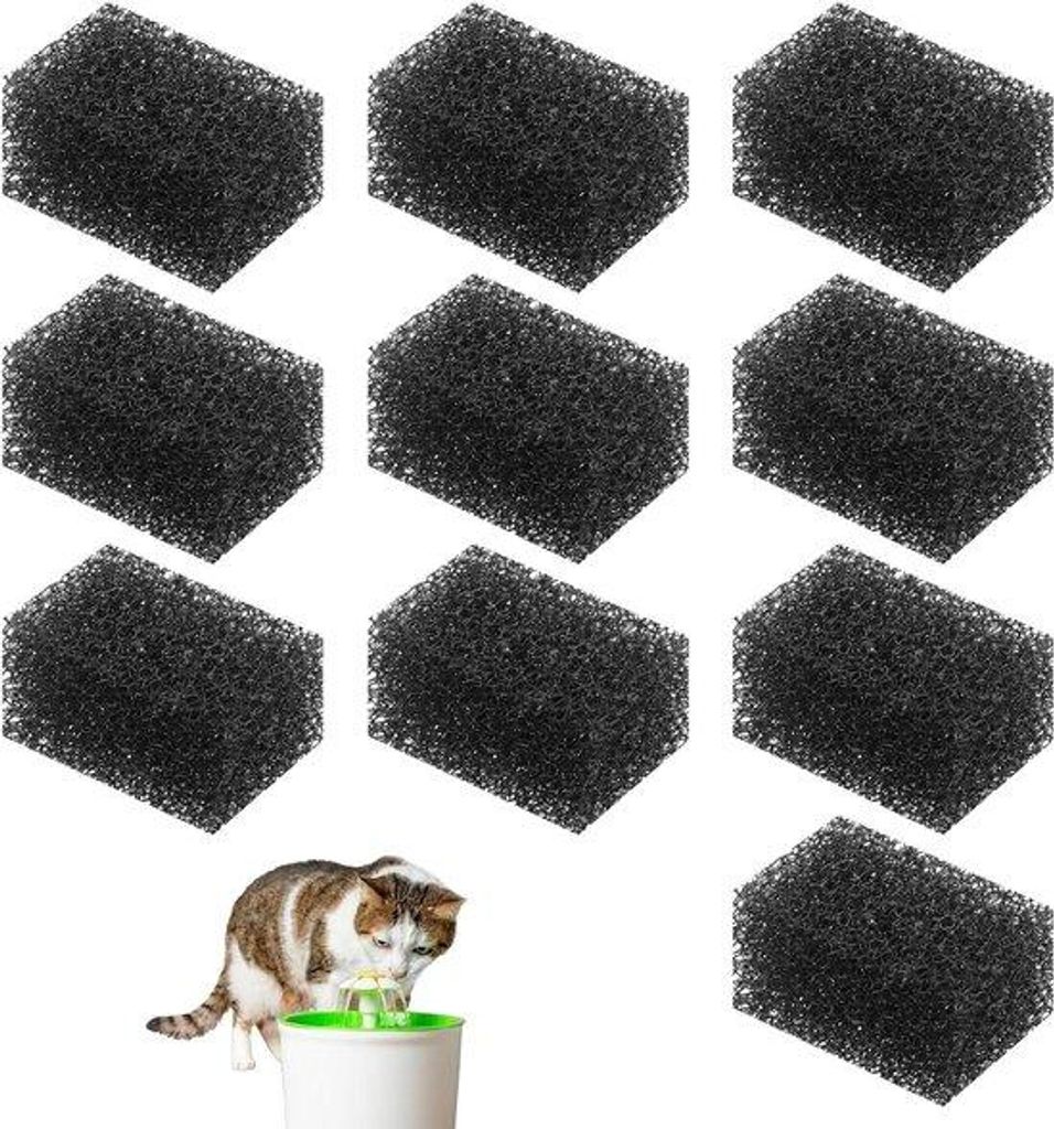 Filtres à mousse cubiques pour l'eau des chats - Filtres à Image du produit 