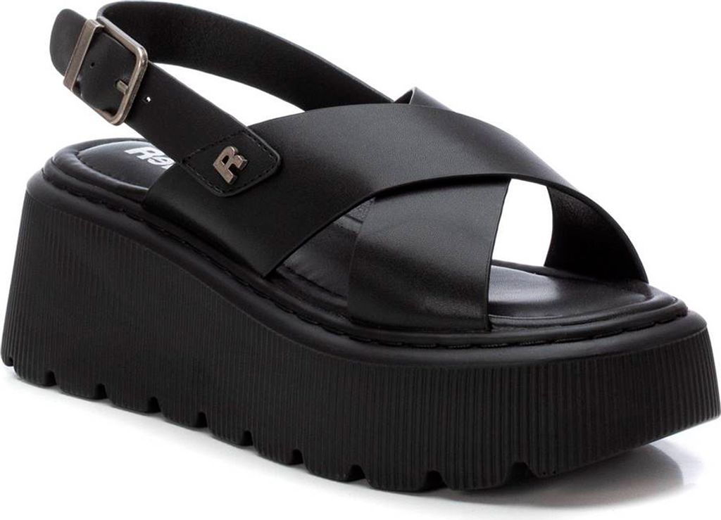 Refresh 172577 Plateausandalen Schwarz EU 36 Frau Schwarz EU 36