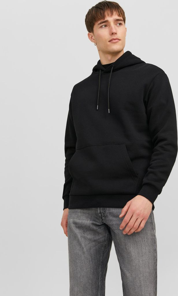 Jack&Jones Hoodie 12249340 in Black color size small