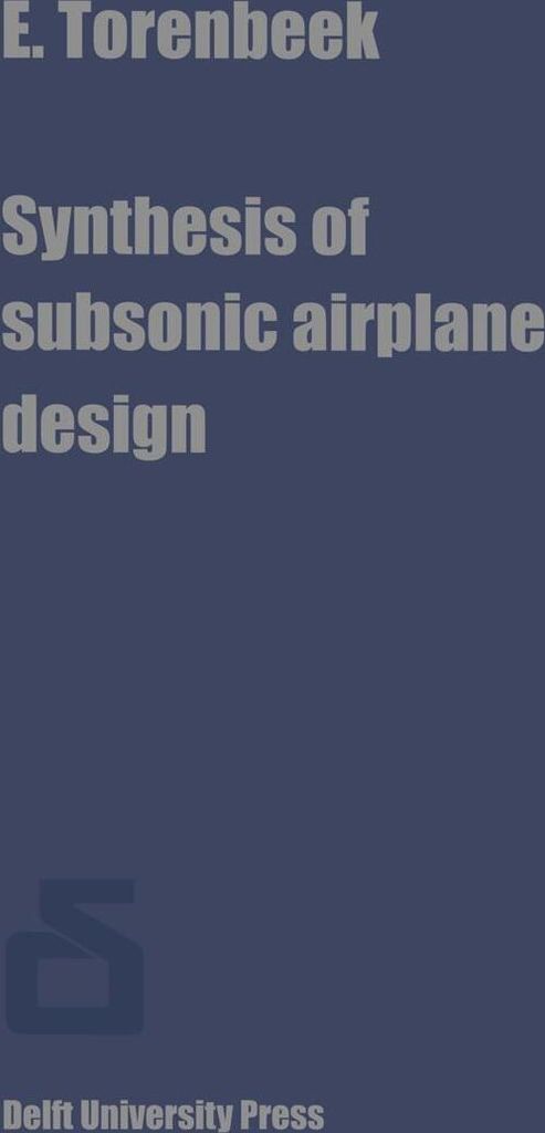 Synthesis of subsonic airplane design