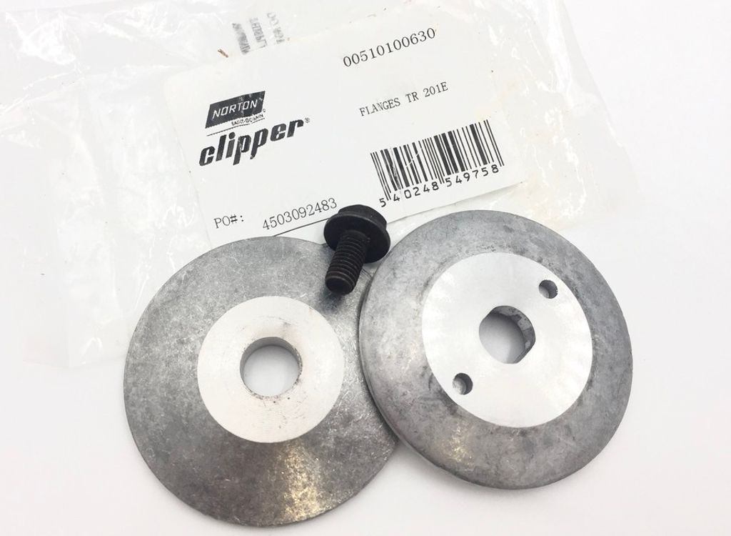 Norton Clipper Flansch Set + Schraube für TR201, TR202 - Image du produit 
