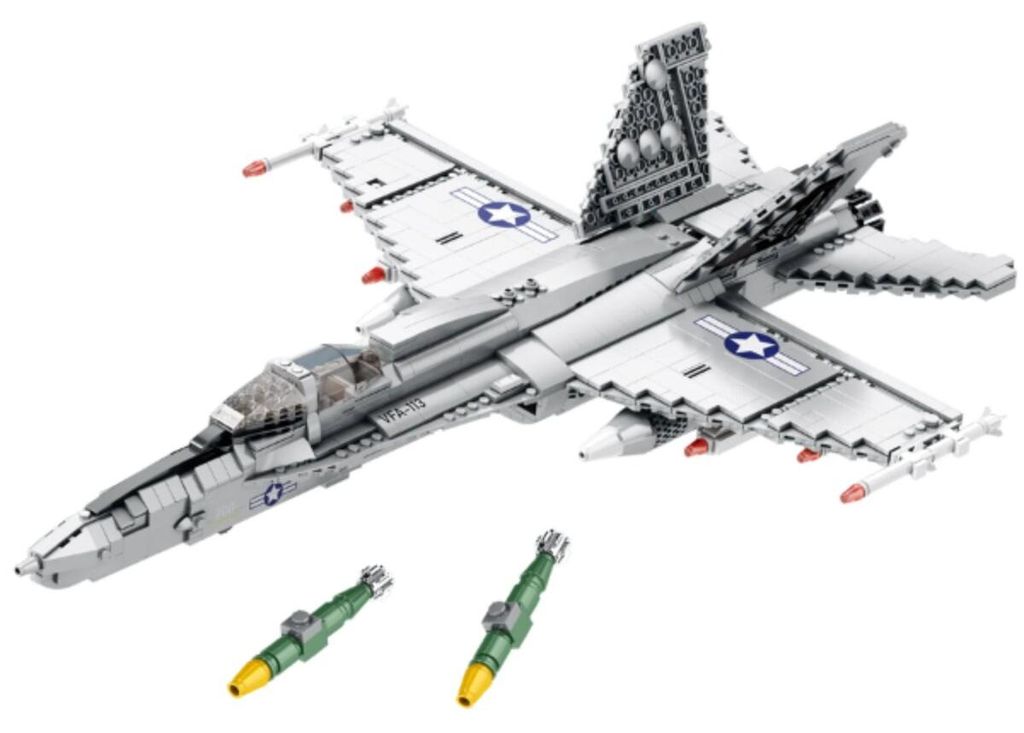Kit Reobrix F-18 Strike Fighter, 1387 pièces Image du produit 