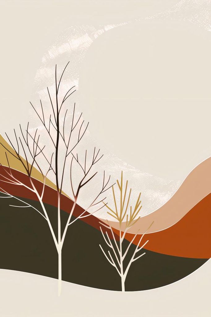 Plakat 30x45cm Wüste sieht