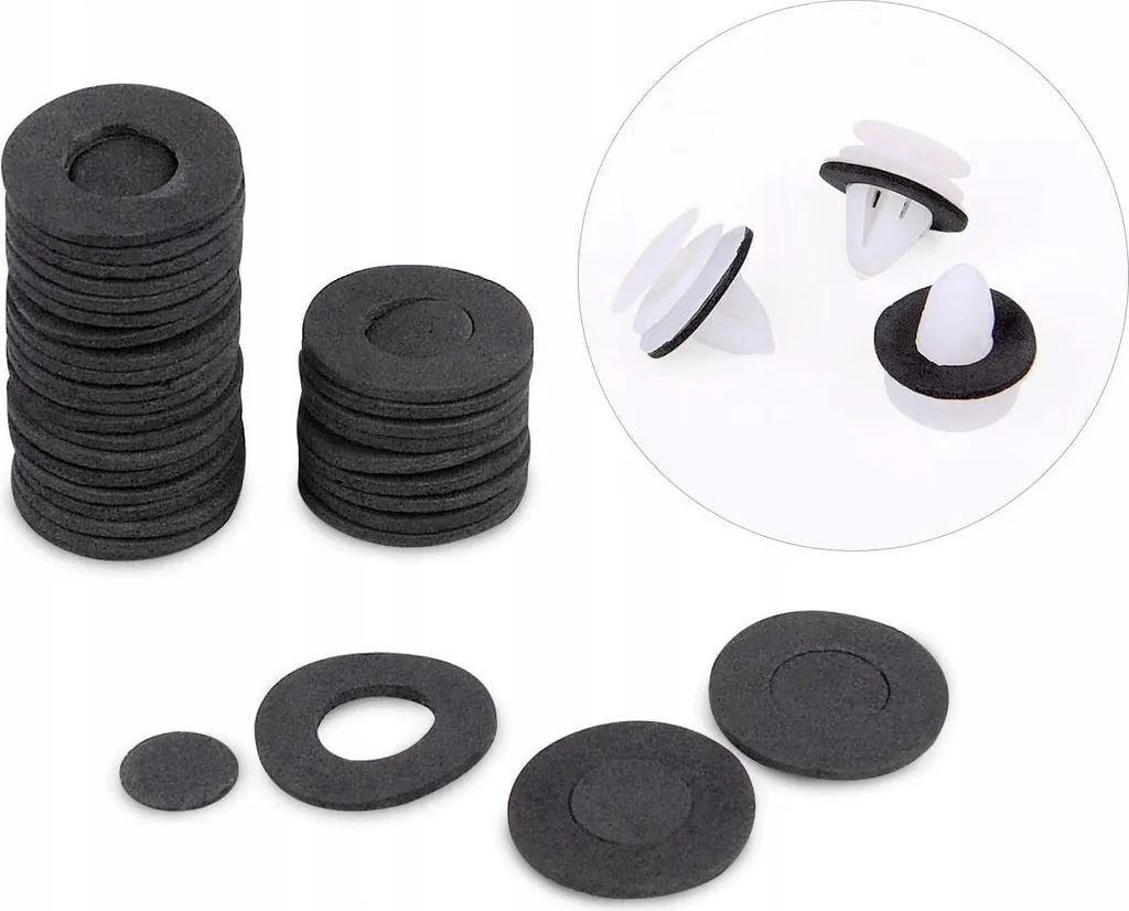 Kit 680 Clip Tappezzeria Auto Universali - Rivetti in Nylon per Carrozzeria - 5