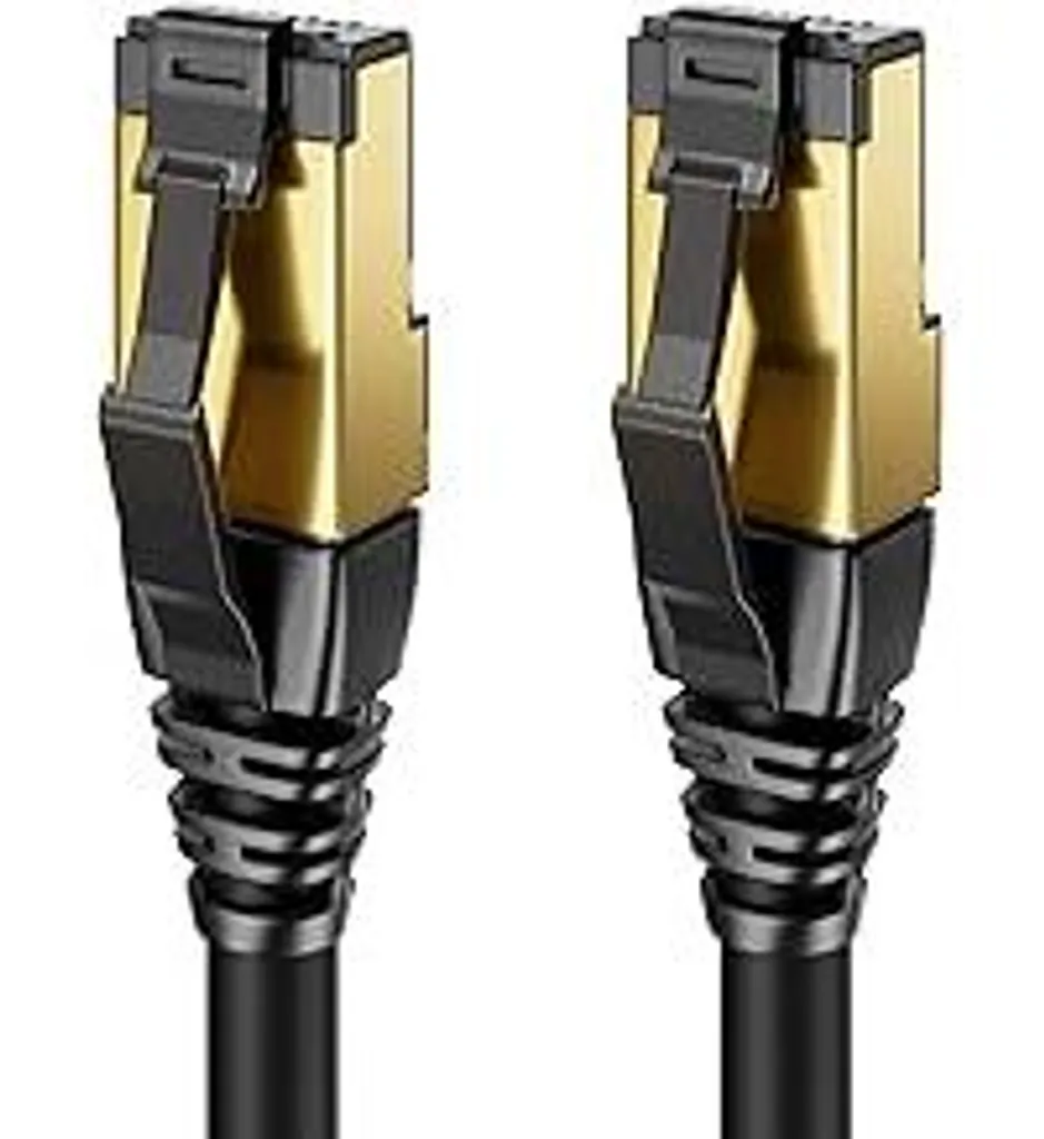 Cavo Ethernet CAT 8.1 per Smart TV e Domotica - 1.5m 40Gbps Nero