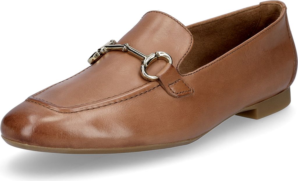 Paul Green Damen Leder Slipper cognac braun 6 Produktbild 