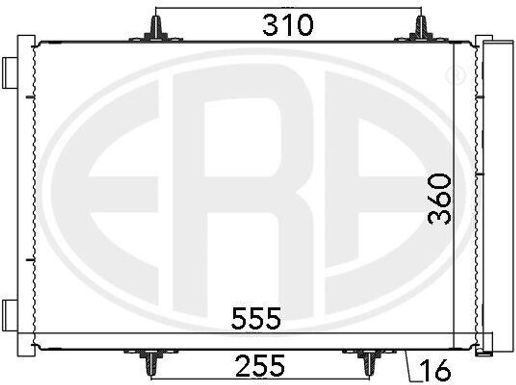 ERA 667025 Kondensator Klimaanlage Klimakondensator für OPEL Crossland X (P17) +Trockner