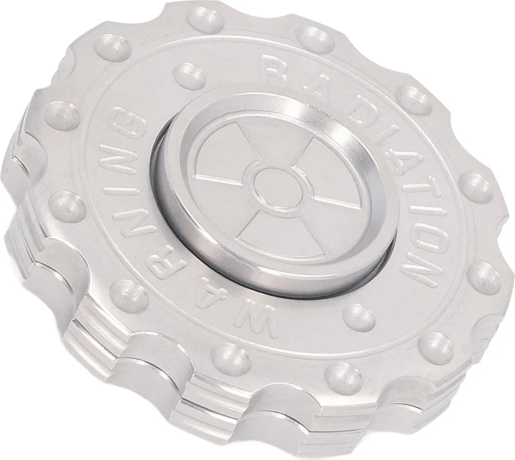 Jouet de Décompression Rotatif en Acier Inox avec Effet Pousse-Pièce