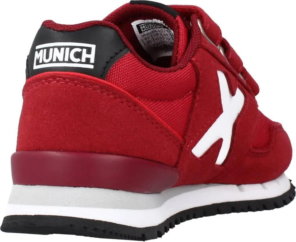Baskets Munich Dash Kid Vco 106 Bordeaux : Finis les Lacets Défaits - 3