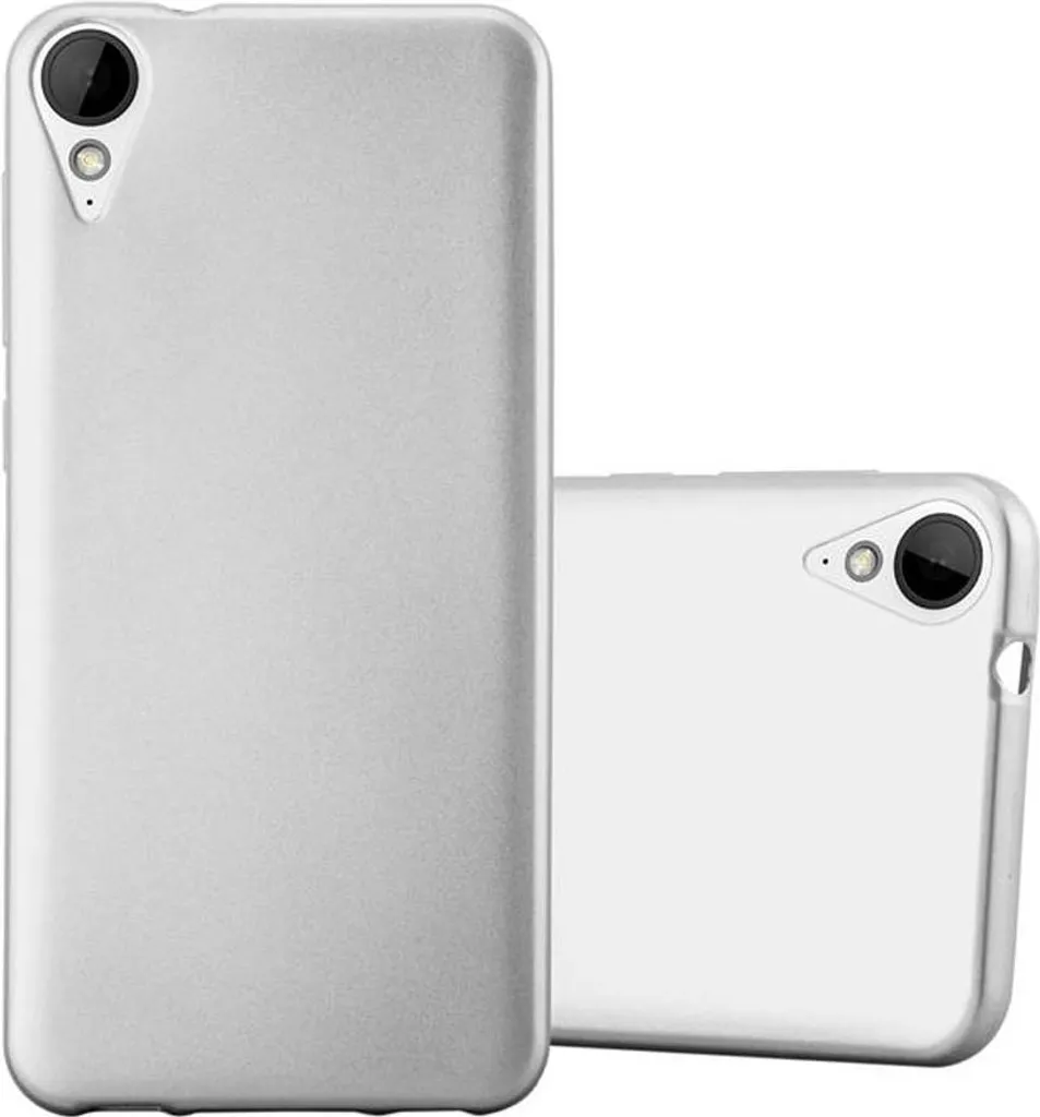Cover HTC Desire 825 Argento - Custodia Cadorabo Silicone TPU Slim