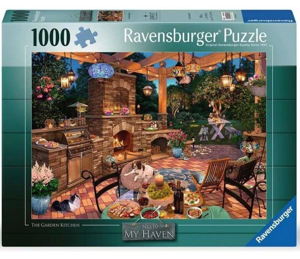 Puzzle Ravensburger Cucina all'aperto - 1000 pezzi Puzzle Immagine del prodotto 