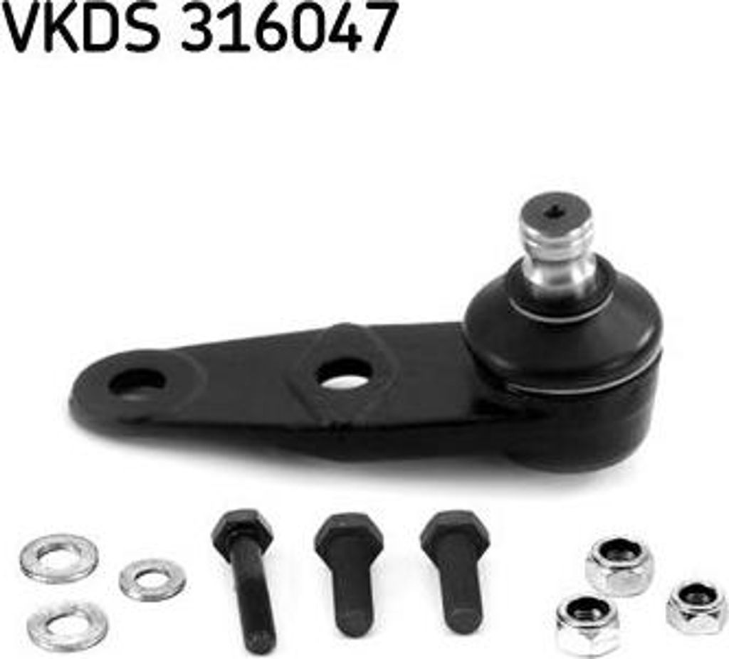 SKF VKDS 316047 Traggelenk/Führungsgelenk OE 7700828843 kompatibel mit Kangoo, Megane, Rapid, Clio
