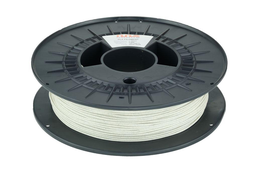 NuNus PLA Filament 1,75mm 0,5kg (Stone),Premium 3D Filament 1.75mm für alle 3D Drucker. Kein Warping, Starke Haftung, kein Verstopfen
