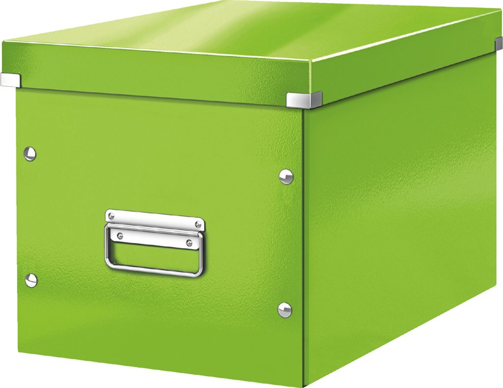 LEITZ Ablagebox Click & Store WOW Cube M grün