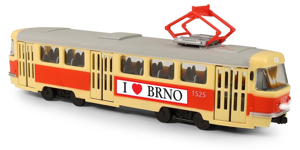 Tramvaj hlásí zastávky v češtině 28 Cm Brno Obrázek produktu 
