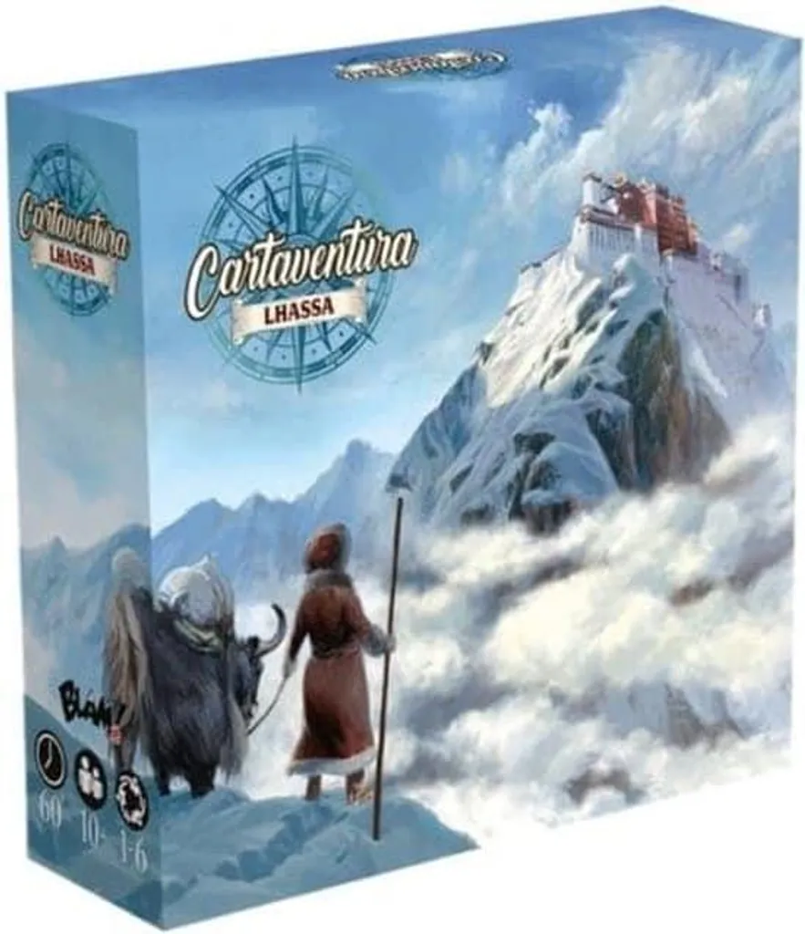 Jeu de société coopératif Cartaventura Lhasa pour adultes et ados
