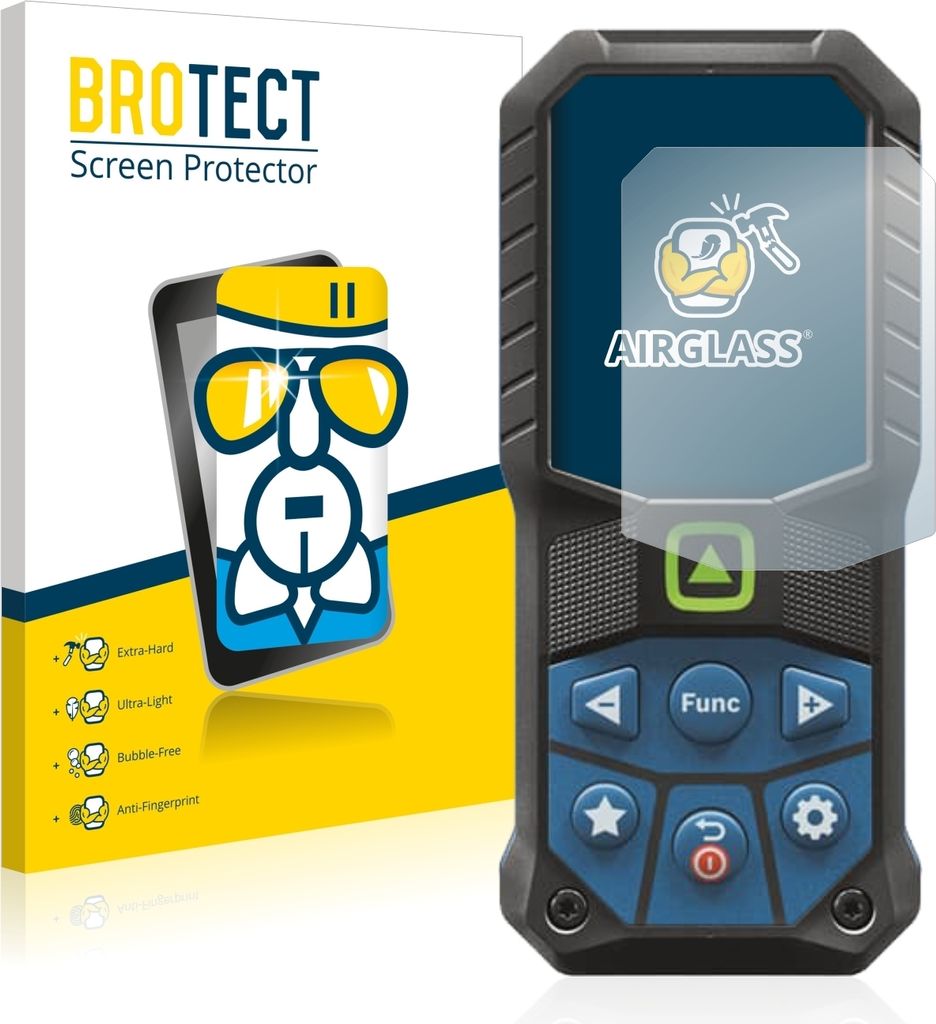 BROTECT Schutzglas für Bosch GLM 50-25 G Schutzfolie Panzer Folie Glas Display Schutz klar