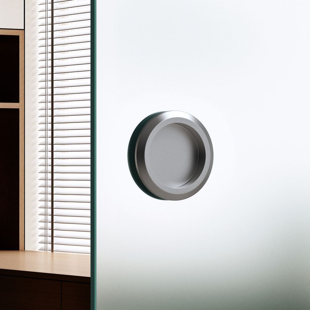 doporro Glasschiebetür komplettset 77,5 x 205cm Schiebetür Produktbild 4