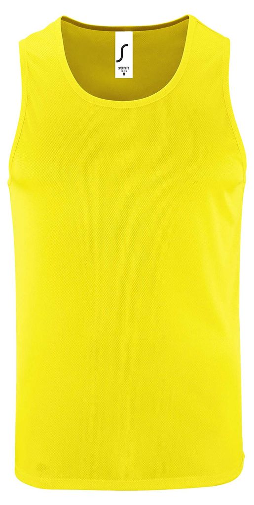 SOLS - "Sporty" Ärmelloses Oberteil für Herren LT2582 (3XL) (Neon-Gelb)