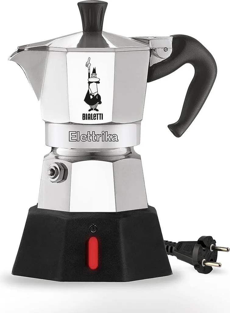 Préparer un Café Italien au Bureau avec la Moka Elettrika Bialetti 230V