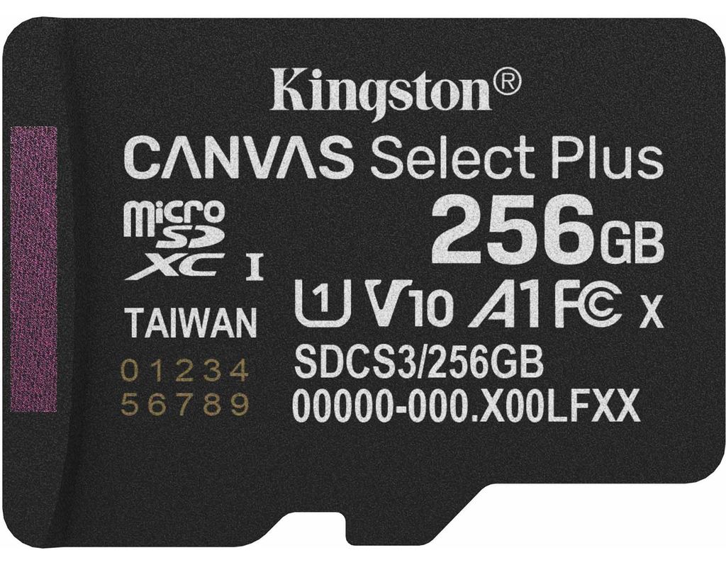 Kingston Technology 256 GB microSDXC Canvas Select Plus 150 Produktbild 
