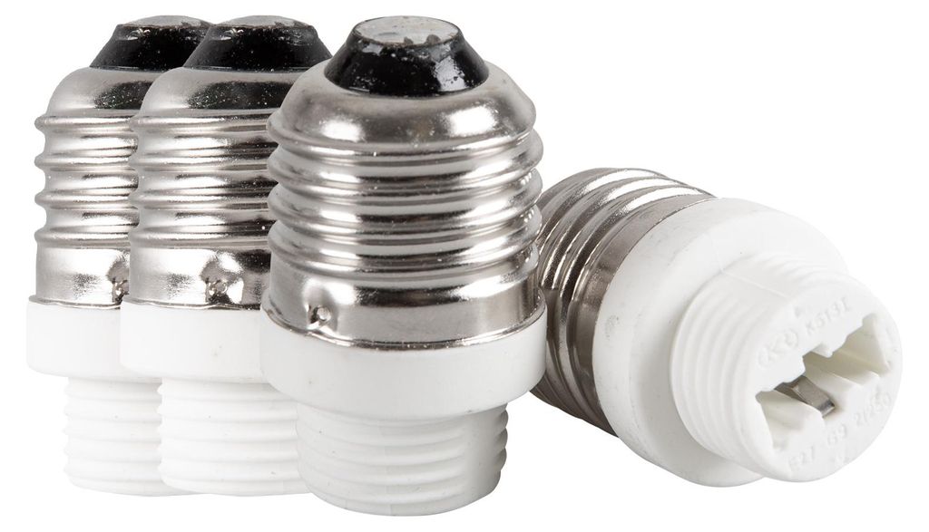 4x lampenfassung Adapter Konverter E27 Fassung auf G9 Produktbild 