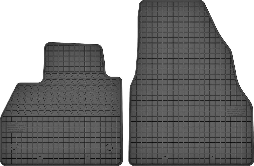 Tappetini anteriori in gomma Tappetini in gomma per Renault Immagine del prodotto 
