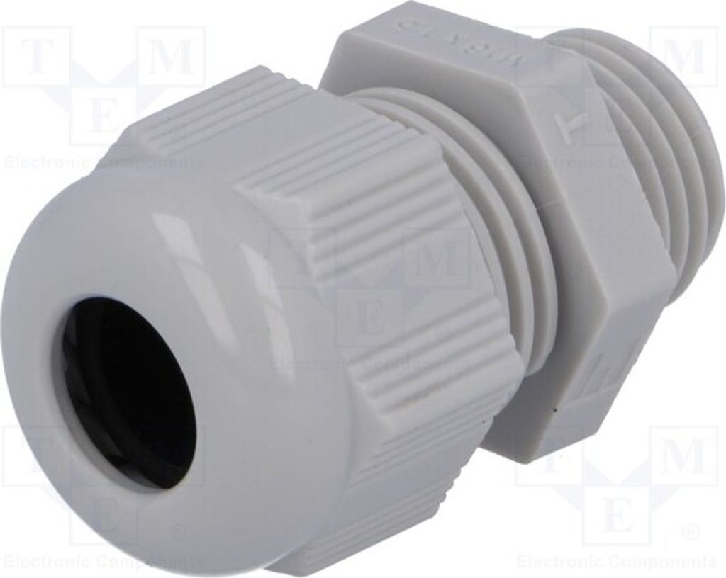 1x Kabelverschraubung 1,5 M16 IP68 Mat: grau HT M16 RAL7035 92667 n