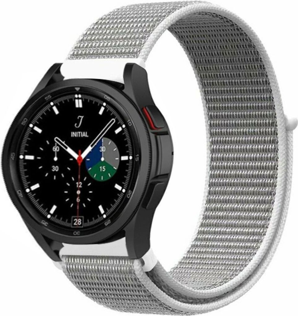Strap-it Samsung Galaxy Watch 4 Classic 46mm Nylonarmband (Muschel)