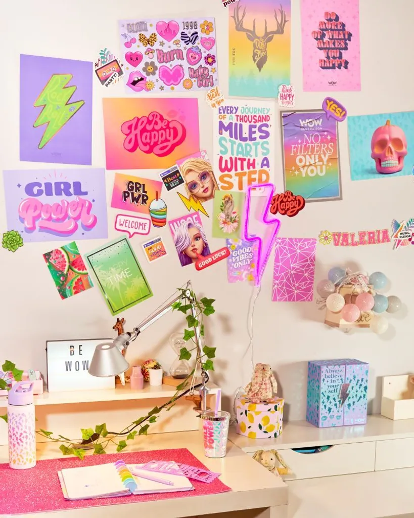 Set de Décoration LED Wow Generation - Éclairage Néon Rose et Design Chic - 4