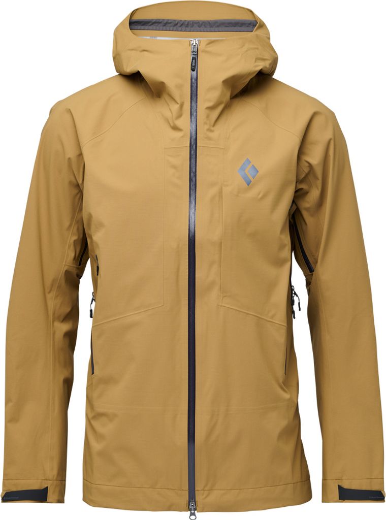 Black Diamond Highline Stretch Shell Jacke Beige L Mann Beige L