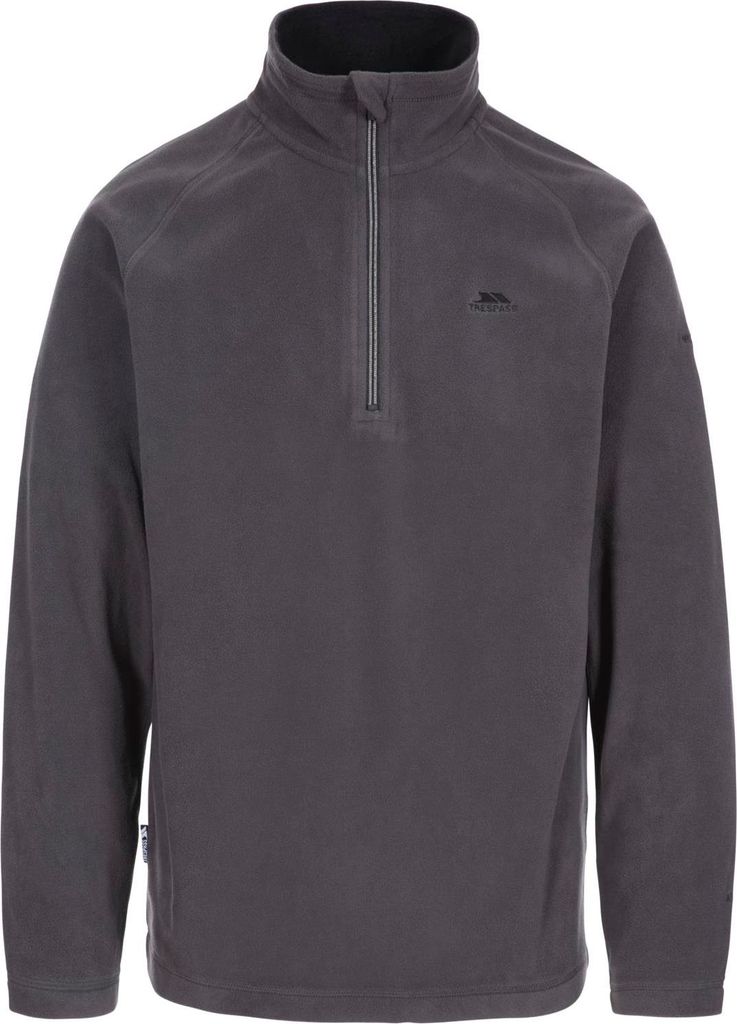 Trespass Blackford – Herren Microfleece At100 Dunkelgrau