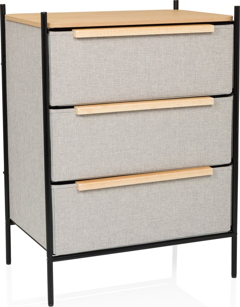 hjh LIVING Kommode mit 3 Schubladen STUVAR Sideboard Produktbild 