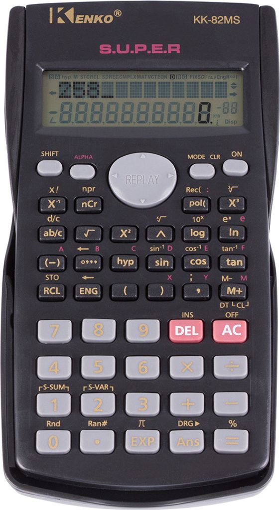 Verk 01053 Calculatrice KK-82 ms noir Image du produit 