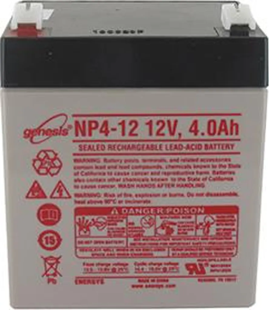Batterie MTD 12V Compacte 89x69x104mm pour Tondeuse Thermique Cub Cadet