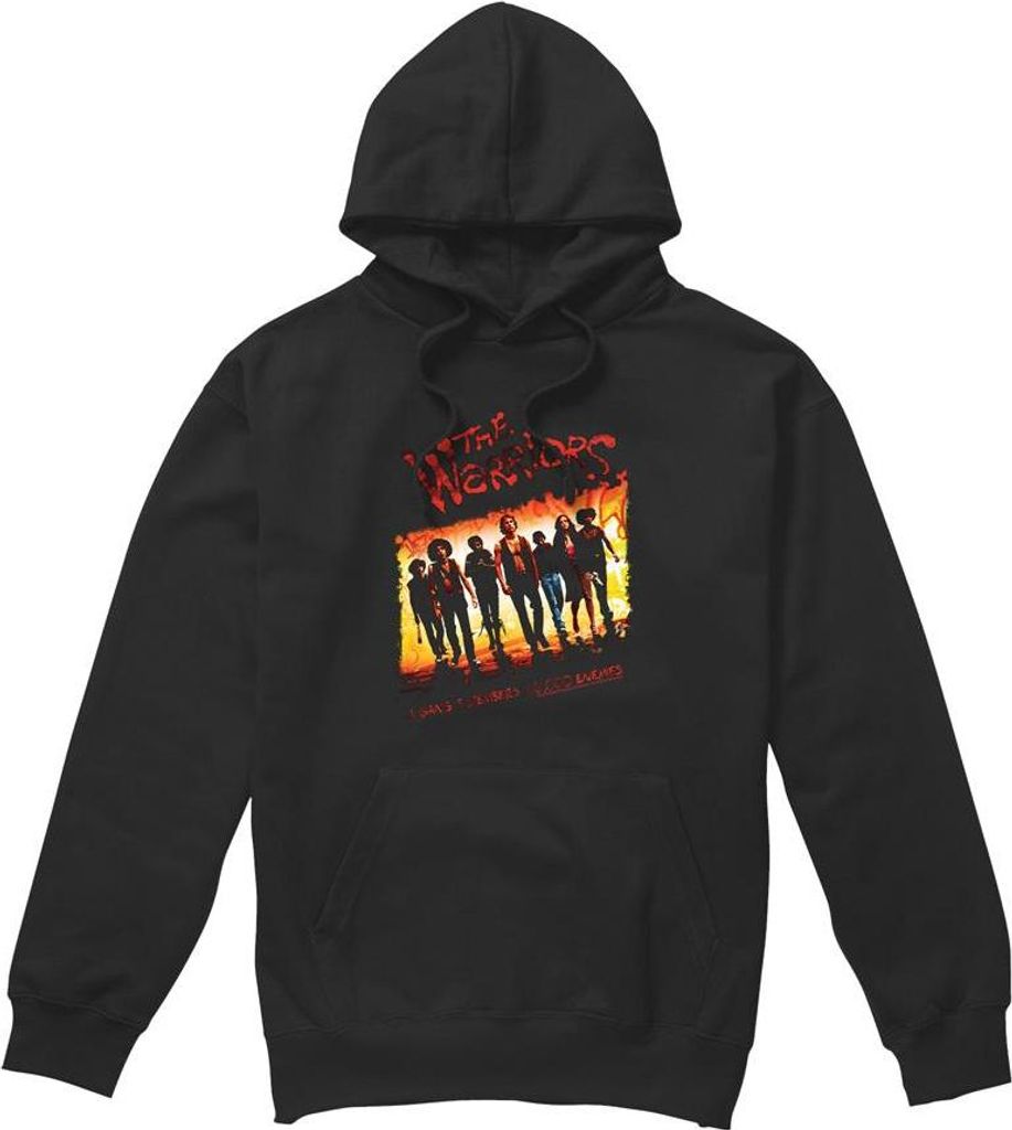 The Warriors - "One Gang" Kapuzenpullover für Herren TV9007 (L) (Schwarz)