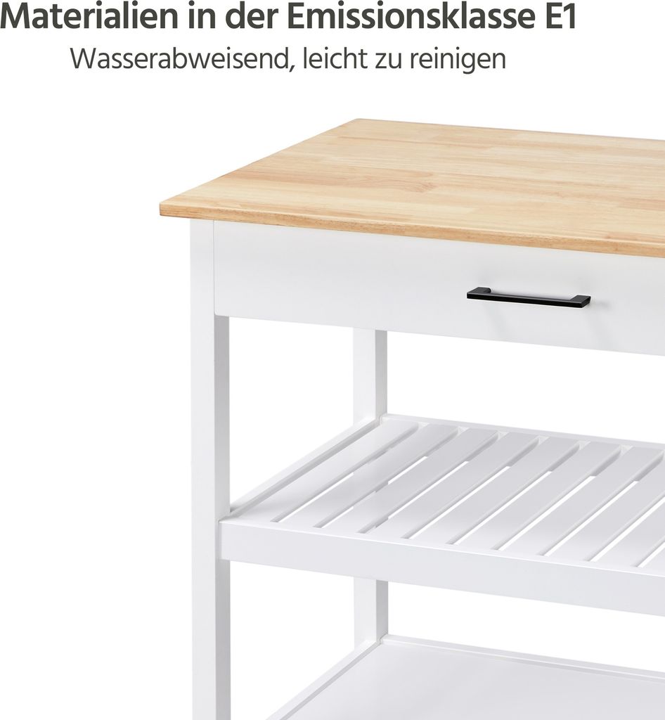 Yaheetech 2 Ebene Küchenwagen mit Rollen Servierwagen mit Produktbild 13