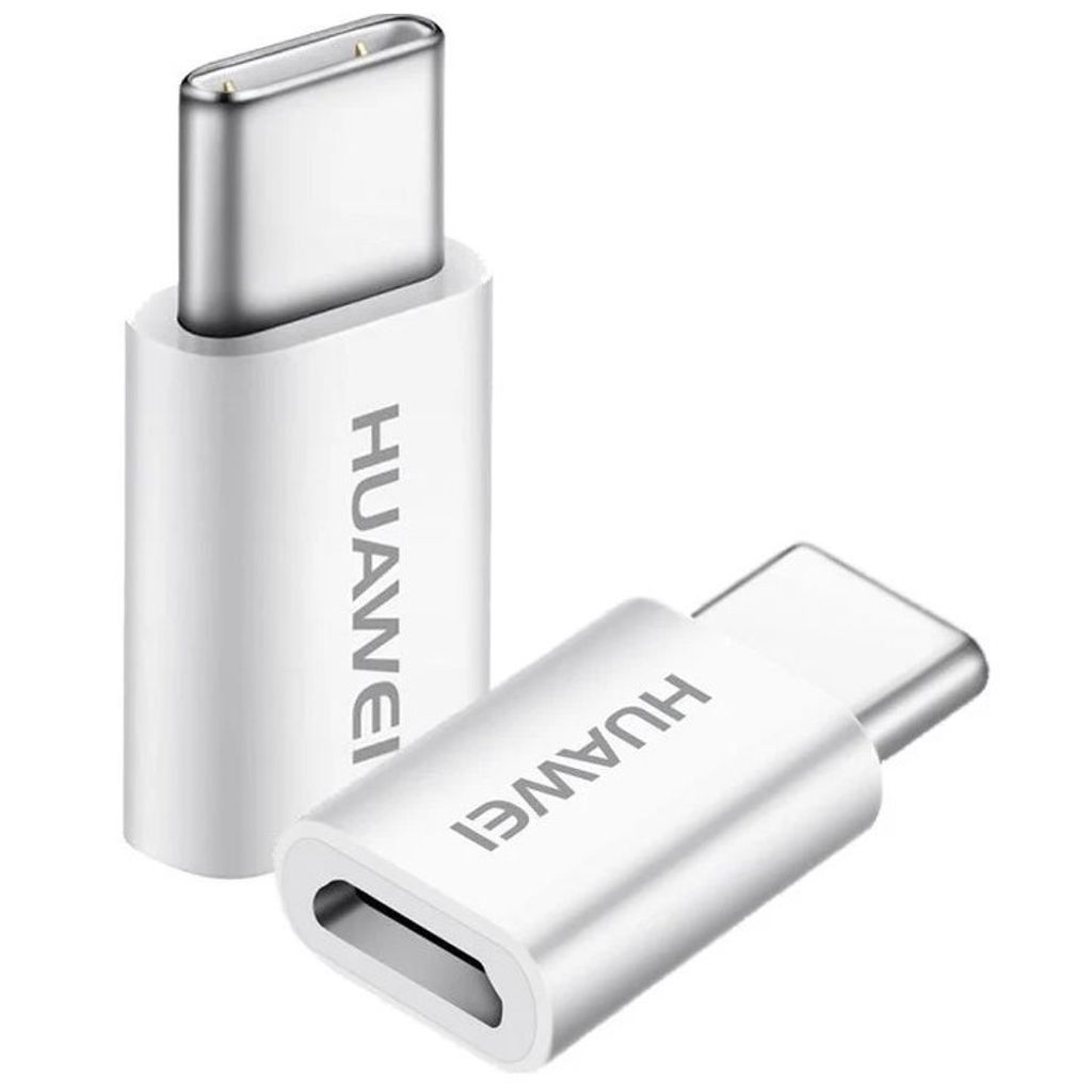 Huawei Original MicroUSB auf USB-C Adapter - Weiß KP31225 Produktbild 