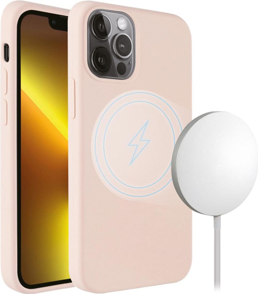 Mag Hype Cover, Magnetic Wireless Charging Support für iPhone 13 Pro Max pink (62952)